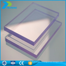 Matériau brut de Bayer Panneaux en serre en polycarbonate de 10 mm panneaux plastiques UV